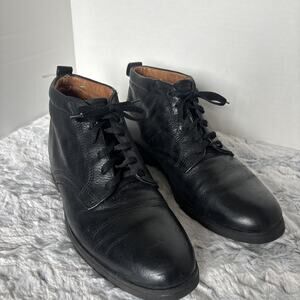I.R. with Nike Air Winslow Black Leather Lace up Chukka Boots Men’s SZ 10.5 M